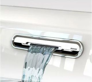 Акриловая ванна Riho Rethink Cubic Fall B107013005 заполнение через перелив 180х90см  белый